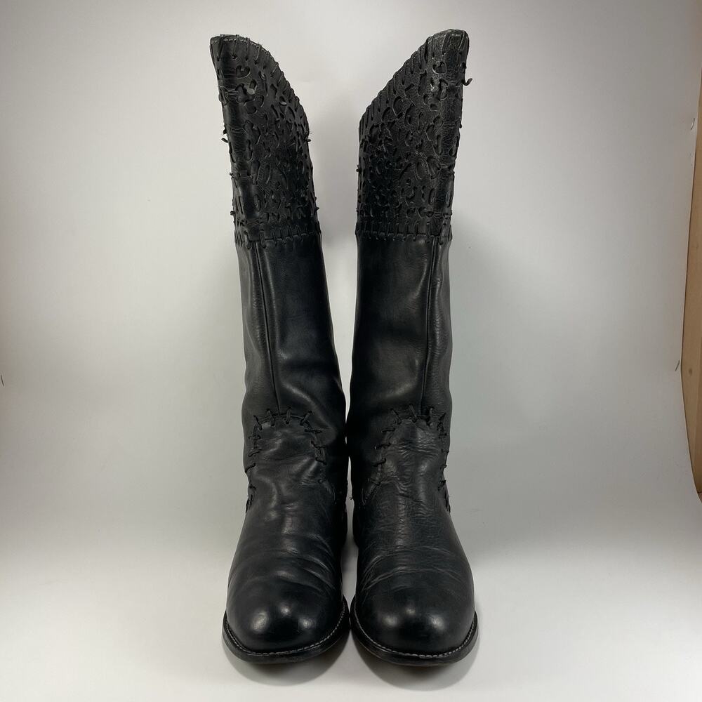 Corral Charlie Riding Boot Womens Size 8 M Indie Spirit Black Western Cowgirl - Picture 9 of 10